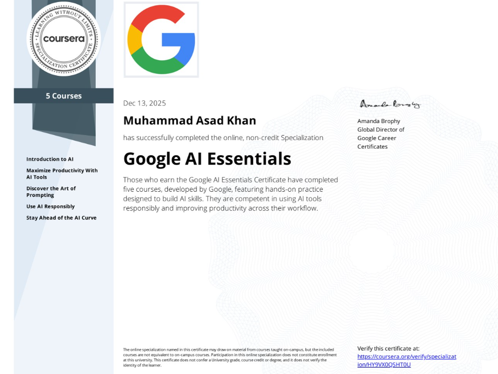 Google AI Essentials